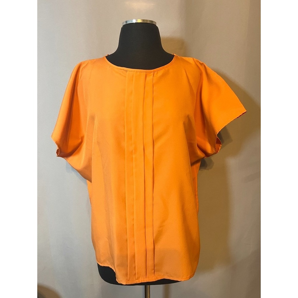 Vintage Lucky Winner Women's Linen Pullover Riffle Blouse Sleeveless Made in USA